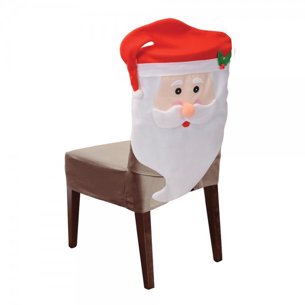 Funda de silla fieltro Santa 45x73cm