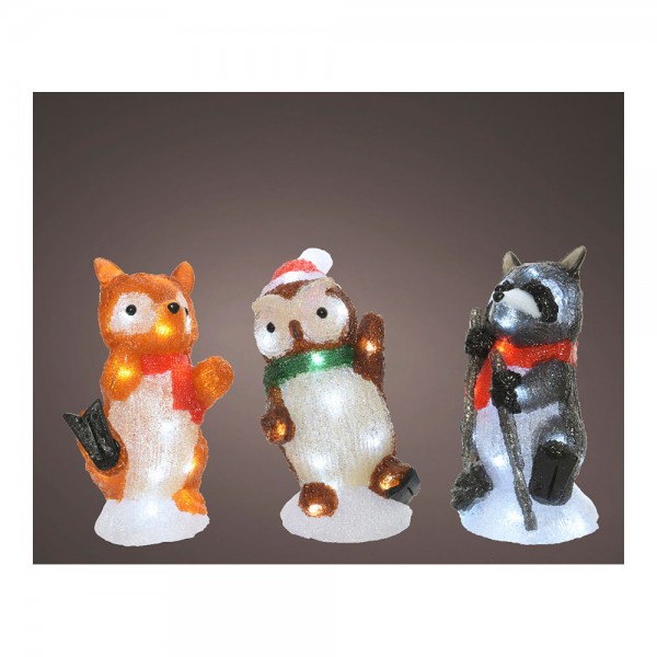 Figuras de animales acrílicas LED