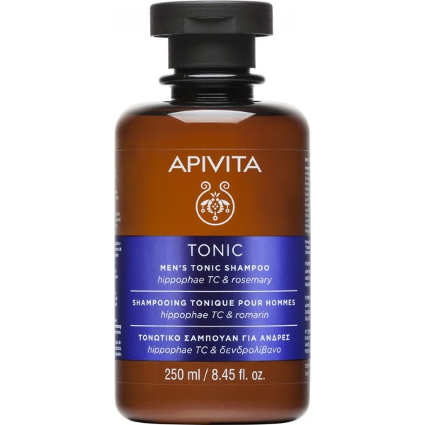 Apivita men tonic champu 250ml
