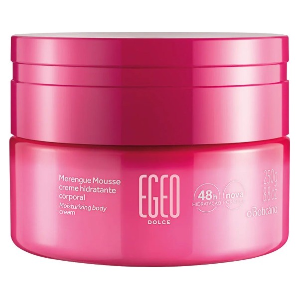 O Boticario Egeo Dolce Merengue Mousse Crema Hidratante Corporal 250 g